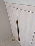 Длинные мебельные деревянные ручки планки ( Г- подобная )  ОРЕХ, фото 2