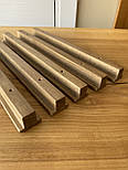 Довгі меблеві дерев'яні ручки планки ( Т - подібна ) ГОРІХ, фото 3