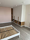 Длинные мебельные деревянные ручки планки ( Фигурные с одной стороны ) ОРЕХ, фото 2