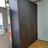 Золоті довгі меблеві дерев'яні ручки, фото 4