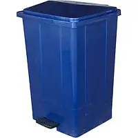 Контейнер для сміття з кришкою прямокутна 44х41х70.5см/86л з пластику Bora Plastik