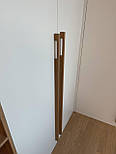 Длинные мебельные деревянные ручки планки ( Скоба ) ЯСЕН, фото 5