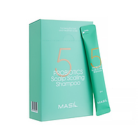 Глубокоочищающий шампунь для волос с пробиотиками Masil 5 Probiotics Scalp Scaling Shampoo 8ml