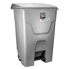 Контейнер для сміття з кришкою прямокутна 50.5х45х73см/80л з пластику Bora Plastik