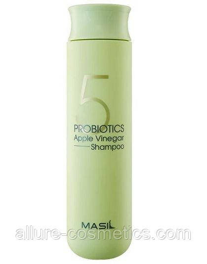 Шампунь для волосся проти лупи з яблучним оцтом Masil 5 Probiotics Apple Vinegar Shampoo 300ml