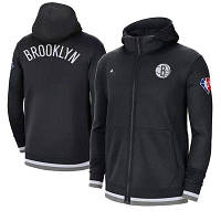 Мужская кофта толстовка Бруклин Нетс Nike Brooklyn Nets NBA Therma Flex Зип Худи