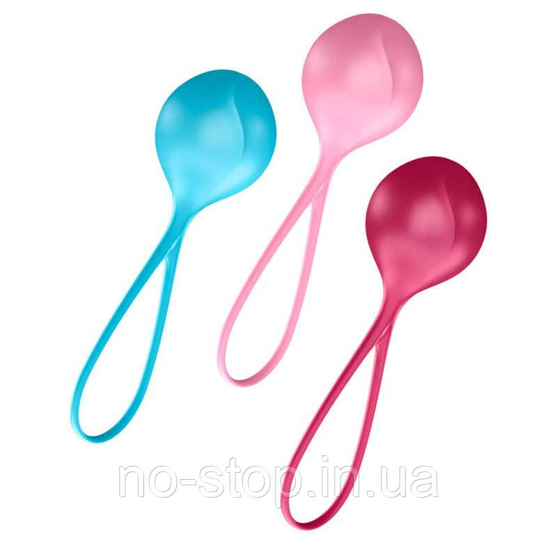 Набір вагінальних кульок Satisfyer Balls C03 single (set of 3), фото 1