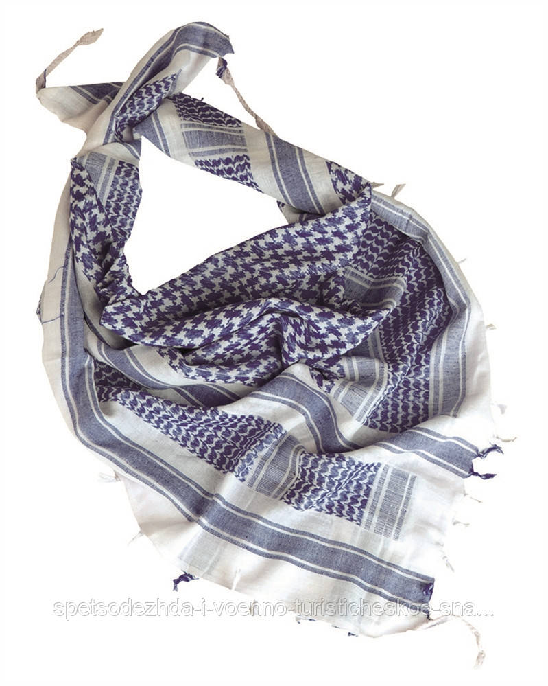 Пов'язка універсальна "Арафатка" Mil-Tec (White/Blue)