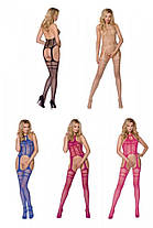 Mesh body bodystock з коротким вершиною та ящиками Casmir CA008, фото 3