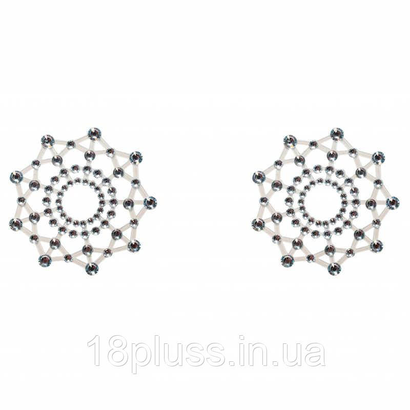 Наклейки на соски Chest Stickers Burlesqe Rowland White