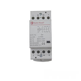 Контактор модульний 25 A 230V 2+2 НЗ