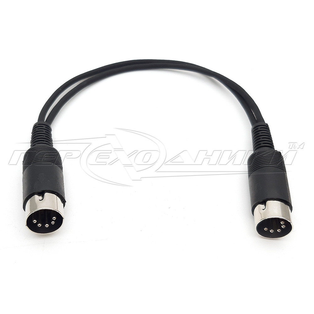 Кабель 5 pin DIN to 5 pin DIN у екрані, повний