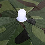 Камуфляжна парасолька для голови RESTEQ. Парасолька капелюх для рибалок. Парасолька на голову 50 см, фото 3