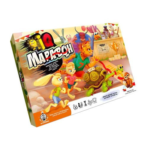 Настільна гра IQ Марафон, УКР, 112 карт, Danko Toys, G-IQM-01-01U