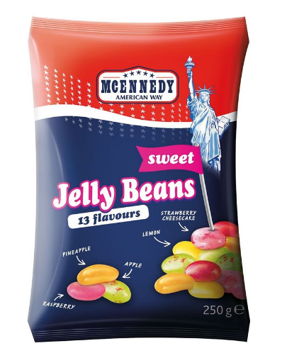 Желейные бобы (конфеты) Mcennedy Jelly Beans 15вкусов 250г Германия  (ID#1547812881), цена: 59.85 ₴, купить на