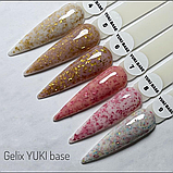 База GeliX темно-бежева з золотою поталлю 06, фото 4