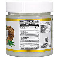 Кокосова олія першого холодного віджиму, Coconut Oil California Gold Nutrition, 473 мл, фото 3