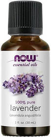 Ефірне масло лаванди (Essential Oils Lavender) Now Foods, 30 мл