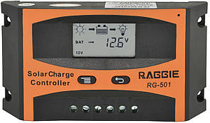 Контролер для сонячної батареї Raggie Solar controler RG-501 20A (2816)