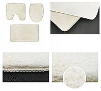 Комплект килимків для ванної та туалету KONTRAST OSLO CREAMY 3шт.