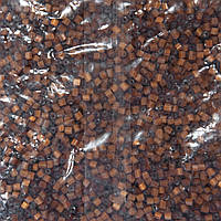 Бисер Чешский Preciosa рубка 10/0 15101 сатин, коричневая 50гр