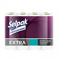/Бумах туал целюлоз Extra по 24 керм 2х сл 223м білий SELPAK PRO