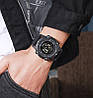 Чоловічий спортивний наручний годинник Skmei 1762 водонепроникні (Чорні), фото 5