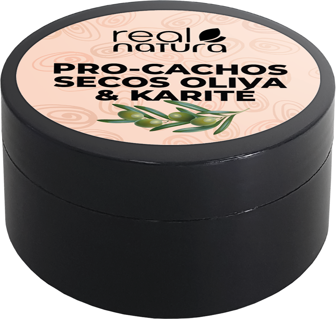 Пробник Маска Real Natura Pro-Cachos Secos Oliva e Karite для живлення і м'якості волосся 50 мл