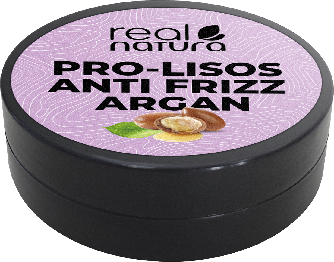 Пробник Маска Real Natura PRO-LISOS ANTI FRIZZ ARGAN для блиску і гладкості волосся 25 мл