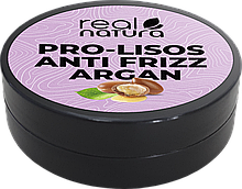 Пробник Маска Real Natura PRO-LISOS ANTI FRIZZ ARGAN для блиску і гладкості волосся 25 мл