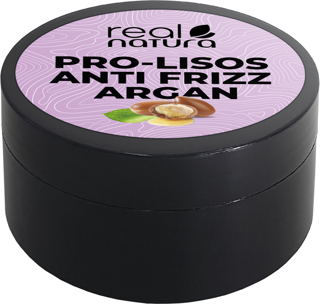 Пробник Маска Real Natura PRO-LISOS ANTI FRIZZ ARGAN для блиску і гладкості волосся 50 мл