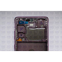 Дисплей із сенсором Samsung G780 Galaxy S20 FE Lavander, GH82-24220C, оригінал у складі з рамкою!, фото 6