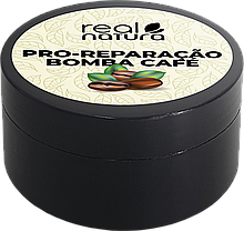 Пробник Маска Real Natura PRO-REPARACAO BOMBA CAFE для відновлення і росту волосся 50 мл