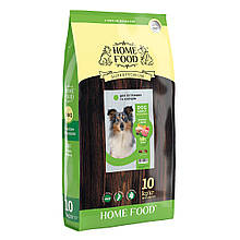 Сухий корм для дорослих активних собак та юніорів середніх порід 10 кг - Ягня з рисом HOME FOOD