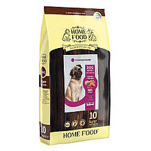 Гіпоалергенний сухий корм для дорослих собак середніх порід 10 кг - Телятина з овочами HOME FOOD