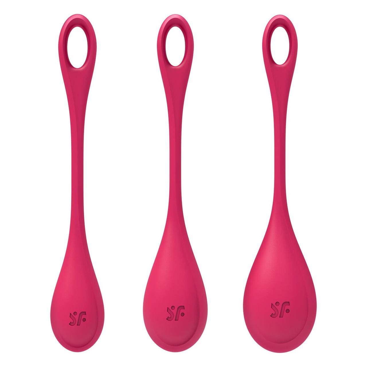 Набір йоні намистин Satisfyer Yoni Power 1 Red, 3 шт.