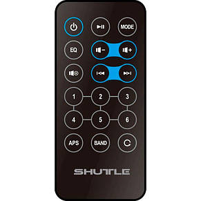 Автомагнітола 1Din Bluetooth Shuttle SDU-4050 Black/Green, фото 4