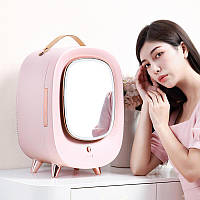 Мини-холодильник-зеркало для хранения косметики BASEUS Beauty Fridge 13L