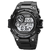 Чоловічий спортивний наручний годинник Skmei 1759 водонепроникні 10 АТМ (Чорні)