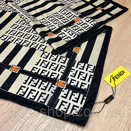 Хустка Fendi з ручною підшивкою, фото 3