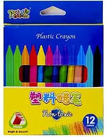 Мел пластиково-восковый Crayons, набор 12 цветов DSCN3833-12
