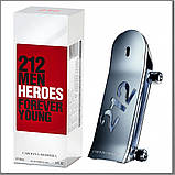 Парфумована вода Carolina Herrera 212 Men Heroes Forever Young для чоловіків 90ml Тестер, США, фото 2