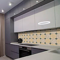 ПЕТ-панель кухонна, Керамічна плитка, з двостороннім скотчем 62 х 205 см, 1,2 мм