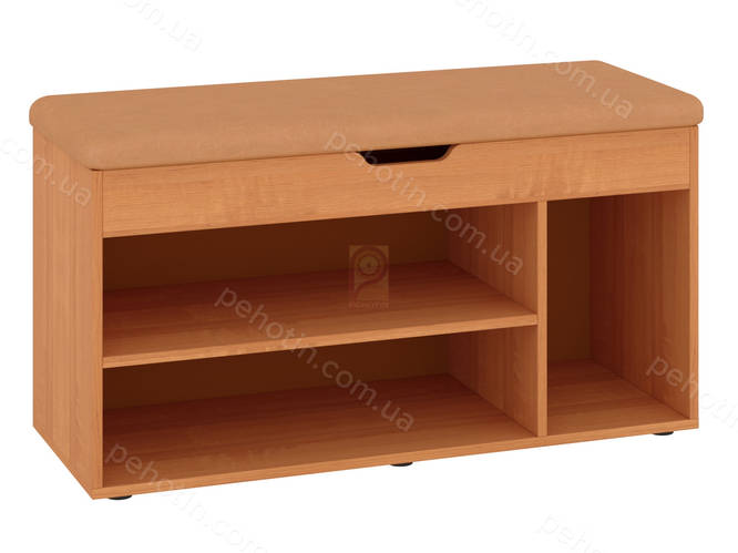 Тумба для обуви Б-8 ДСП дуб сонома+ткань Саванна кофе, цена 2388 грн ...