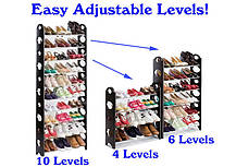 Полиця для взуття Stackable Shoe Rack на 30 пар, фото 3