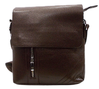 Мужская большая сумка планшет Nuri 1315-2 коричневая