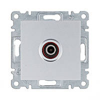 Розетка ТВ срібляста Lumina Hager WL3212