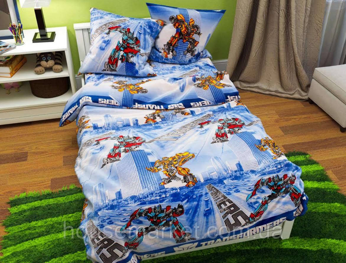 Комплект дитячого постільного Трансформера, Бязь Голд 100% - фото 1 - id-p1343354966