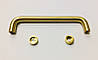 Ручка-скоба з латуні Brass Elegance модерн RT-LSW-310-128 GM матове золото 128 мм, фото 4