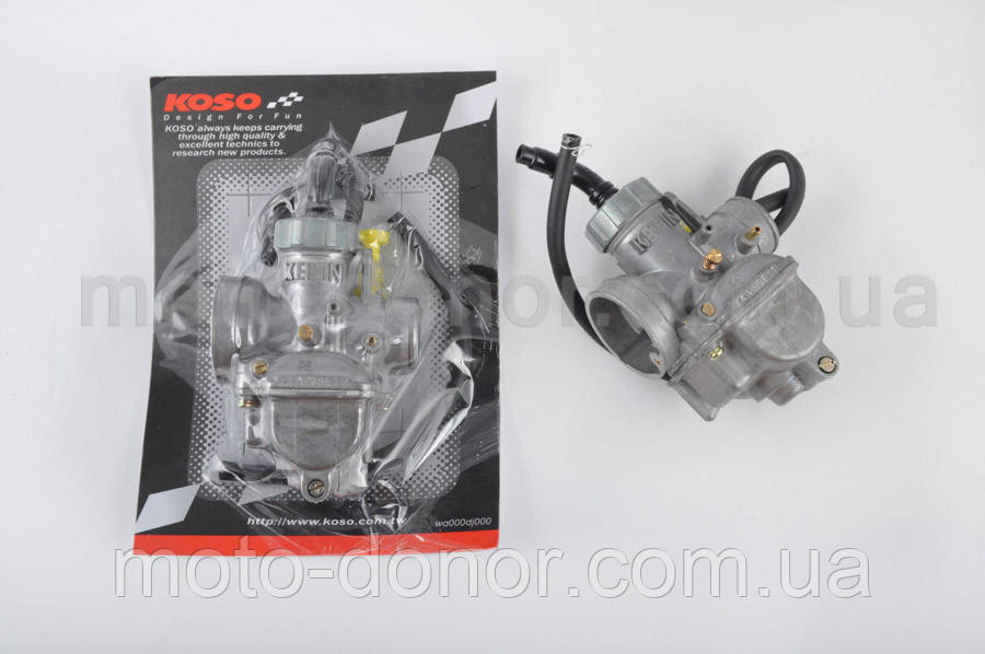 Карбюратор універсальний 100c "KOSO" (KEIHIN, дифузор карбюратора 24 mm), фото 1